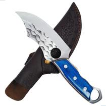 Faca Cutelo Artesanal com Lâmina Espartana e Cabo de Madeira Premium para Desossa SLKAF76 Faca Cutelo Artesanal com Lâmina Espartana e Cabo de Madeira Premium para Desossa SLKAF76