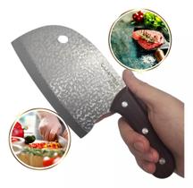 Faca Cutelo Machadinha Tipo Artesanal Aço Cutelaria Churrasqueiro SLKAF51