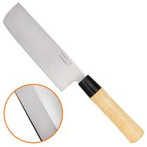 Faca Cutelo Wa Nakiri Japonesa 7 Polegadas Peixes Legumes e Verduras Multiuso
