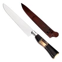 Faca De Aço Inox 9 Polegadas Com Cabo De Chifre Faca Artesanal Solingen Forjada Para Churrasco Carnes Cozinha Profissionais Culinária