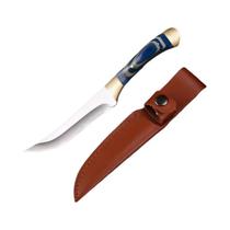 Faca De Bolso Colorida Com Cabo De Madeira De 7,6 Polegadas, Lâmina De Aço Inoxidável E Bainha Para