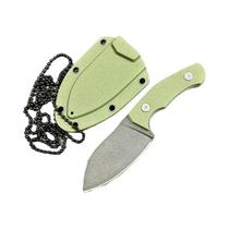 Faca De Bolso Pequena De Obsidiana Negra Para Camping E Pesca, Aço 5CR13, Ferramenta EDC Suave