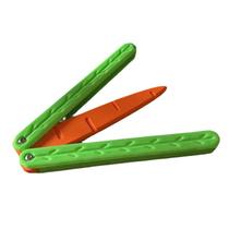 Faca de brinquedo TOPINCN Faca de cenoura de plástico para adultos e crianças