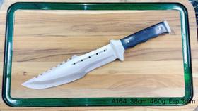 Faca De Caça Pesca Churrasco 38cm Luxo Fulltang Inox A164