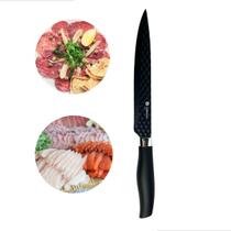 Faca De Carne Cozinha Black Cabo Ergonômico Soft Touch Tavolo Diamond Resistente Pratico