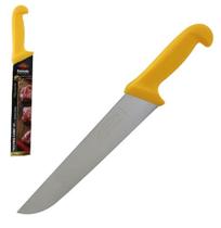 Faca de Carne de Inox 10'' Cabo Plastico Amarelo Premium - Corneta cutelaria/western