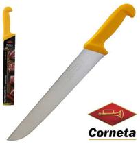 Faca de Carne de Inox 12'' Cabo Plastico Amarelo Premium - Corneta Cutelaria/Western Faca de Carne de Inox 12'' Cabo Plastico Amarelo Premium - Corneta Cutelaria/Western
