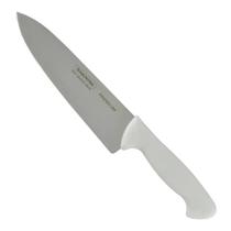 Faca de Carne Inox Profissional Gourmet Cabo Branco Fratelli Açougue Cozinha Churrasco Faca de Carne Inox Profissional Gourmet Cabo Branco Fratelli Açougue Cozinha Churrasco
