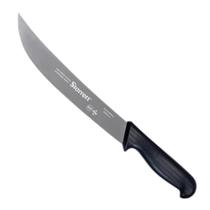 Faca de Carne Para Refile Aéreo Lâmina Curvada Larga 10'' Com Cabo Preto (BKB205-10) - Starrett