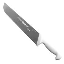 Faca de Carne Para Refile Aéreo Lâmina Reta Larga 10'' Com Cabo Branco (BKW203-10) - Starrett,