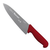 Faca de Carne Para Refile de Mesa Lâmina Triangular Larga 8'' Cabo Vermelho (BKR301-8) - Starrett