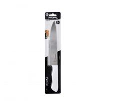 Faca de carne / peixeira de inox 8'' cabo plastico branco design na cartela Faca de carne / peixeira de inox 8'' cabo plastico branco design na cartela