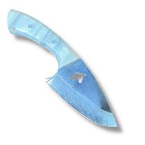 Faca de castração unha de onça faquinha bainha de couro
