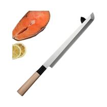 Faca De Chef Artesanal Forjada Para Sashimi De Salmão, Ferramenta De Culinária Para Fatiar, Cutelo