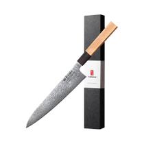 Faca De Chef De 8,2 Polegadas Em Aço Damasco, Lâmina Afiada Feita À Mão, Cabo Clássico Japonês, Faca Faca De Chef De 8,2 Polegadas Em Aço Damasco, Lâmina Afiada Feita À Mão, Cabo Clássico Japonês, Faca