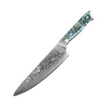 Faca De Chef De Aço Damasco De 8 Polegadas, 67 Camadas VG10, Faca De Cozinha Afiada Com Cabo De Faca De Chef De Aço Damasco De 8 Polegadas, 67 Camadas VG10, Faca De Cozinha Afiada Com Cabo De