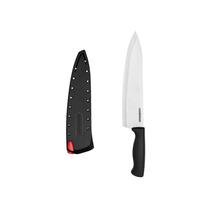 Faca de chef Farberware EdgeKeeper 20 cm preta