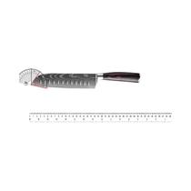 Faca de Chef Japonesa Santoku em Aço Damasco de Alto Carbono