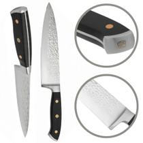 Faca de Chef Profissional 8" Lâmina Martelada Linha Masterchef Isa Scherer Original