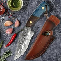 Faca De Chef Profissional Em Aço Inoxidável Forjada À Mão Japonesa Para Desossar Carne