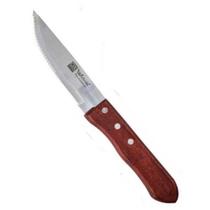 Faca de churrasco cabo madeira outback inox 25 cm Serra Faca de churrasco cabo madeira outback inox 25 cm Serra