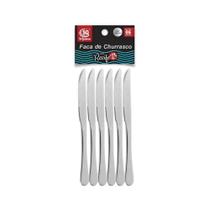 Faca de churrasco inox c/6un recife sq4287