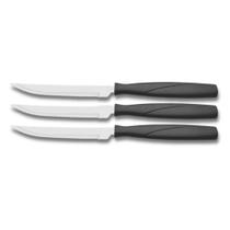 Faca de Churrasco Itaparica 3 Peças Preto Brinox - 6018/310 Faca de Churrasco Itaparica 3 Peças Preto Brinox - 6018/310