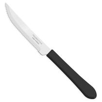 Faca de Churrasco Leme em Aço Inox Preto Tramontina
