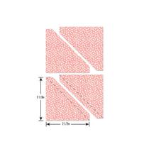 Faca de Corte Bigz Sizzix Triângulos de meio quadrado Faca de Corte Bigz Sizzix Triângulos de meio quadrado