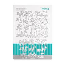 Faca de Corte Mimo Embossing - Alfabeto Caligráfico - 26 Pç