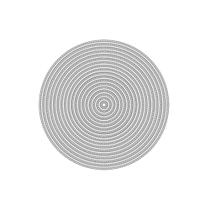 Faca de Corte Mimo Embossing - Círculos - 18 Pç