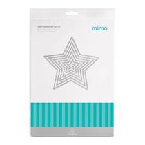 Faca de Corte Mimo Embossing - Estrelas - 6 Pç