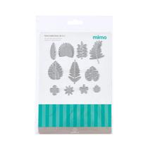 Faca de Corte Mimo Embossing - Flores Tropicais e Folhagens - 11 Pç