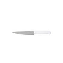 Faca de Cozinha Chef 6" Cortar Picar Fatiar Inox Cabo Branco