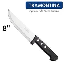 Faca De Cozinha Churrasco 8" Aço Inox Profissional Chef Tramontina