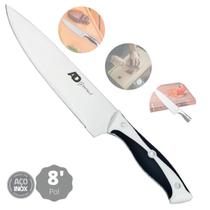 Faca De Cozinha Em Inox Profissional 8 Pol Chef Churrasco