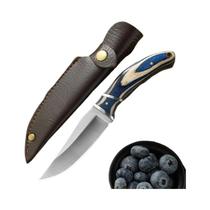 Faca De Cozinha Multiuso De 7,5 Polegadas Em Aço Inoxidável Com Cabo De Madeira Colorido Faca De Cozinha Multiuso De 7,5 Polegadas Em Aço Inoxidável Com Cabo De Madeira Colorido