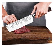 Faca de cozinha Nakiri Urban Farmer, lâmina de 20 cm, aço carbono