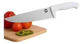 Faca De Cozinha Profissional 10 Polegadas Aço Inox Topchef Branco faca para carne, faca de legumes, faca durável, faca resistente