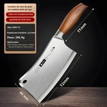 Faca de Cozinha Profissional Forjada 2mm - Cabo Imitação Madeira
