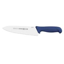 Faca de Cozinha Prossifional Mundial 8" Triangular Larga Aço Inox Cabo Azul (5510-8) Faca de Cozinha Prossifional Mundial 8" Triangular Larga Aço Inox Cabo Azul (5510-8)