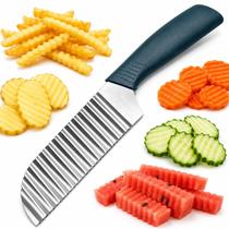 Faca de Cozinha Suuker com Corte Ondulado em Aço Inoxidável Faca de Cozinha Suuker com Corte Ondulado em Aço Inoxidável