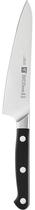 Faca de cozinha ZWILLING Pro Compact 14 cm em aço prateado/preto Faca de cozinha ZWILLING Pro Compact 14 cm em aço prateado/preto