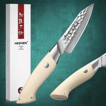 Faca De Descascar Em Aço Damasco De 3,5 Polegadas HEZHEN Novo Design Utensílios De Cozinha