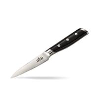 Faca de descascar totalmente revestida de aço inoxidável alemão forjado de 9 cm Faca de descascar totalmente revestida de aço inoxidável alemão forjado de 9 cm