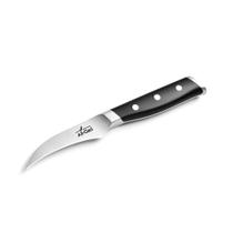 Faca de descascar totalmente revestida de aço inoxidável alemão forjado de 9 cm Faca de descascar totalmente revestida de aço inoxidável alemão forjado de 9 cm