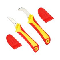 Faca De Desencapar Cabos Isolados Para Eletricista, Ferramenta Manual De Desencapar Com Lâmina Fixa Faca De Desencapar Cabos Isolados Para Eletricista, Ferramenta Manual De Desencapar Com Lâmina Fixa