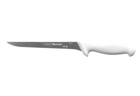 Faca de Desossa 20cm 8" Lâmina Reta Estreita Cabo Branco Faca de Desossa 20cm 8" Lâmina Reta Estreita Cabo Branco