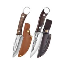 Faca De Desossa Em Aço Inoxidável Feita À Mão, Cutelo De Carne, Faca De Chef Com Cabo De Madeira