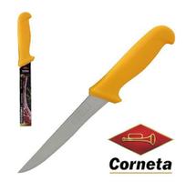 Faca de Desossar Acougueiro de Inox 6'' Cabo Plastico Amarelo Premium - Corneta Cutelaria/Western